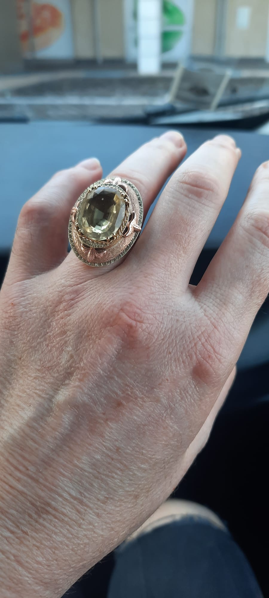 ANELLO 1950 QUARZO VERDITE