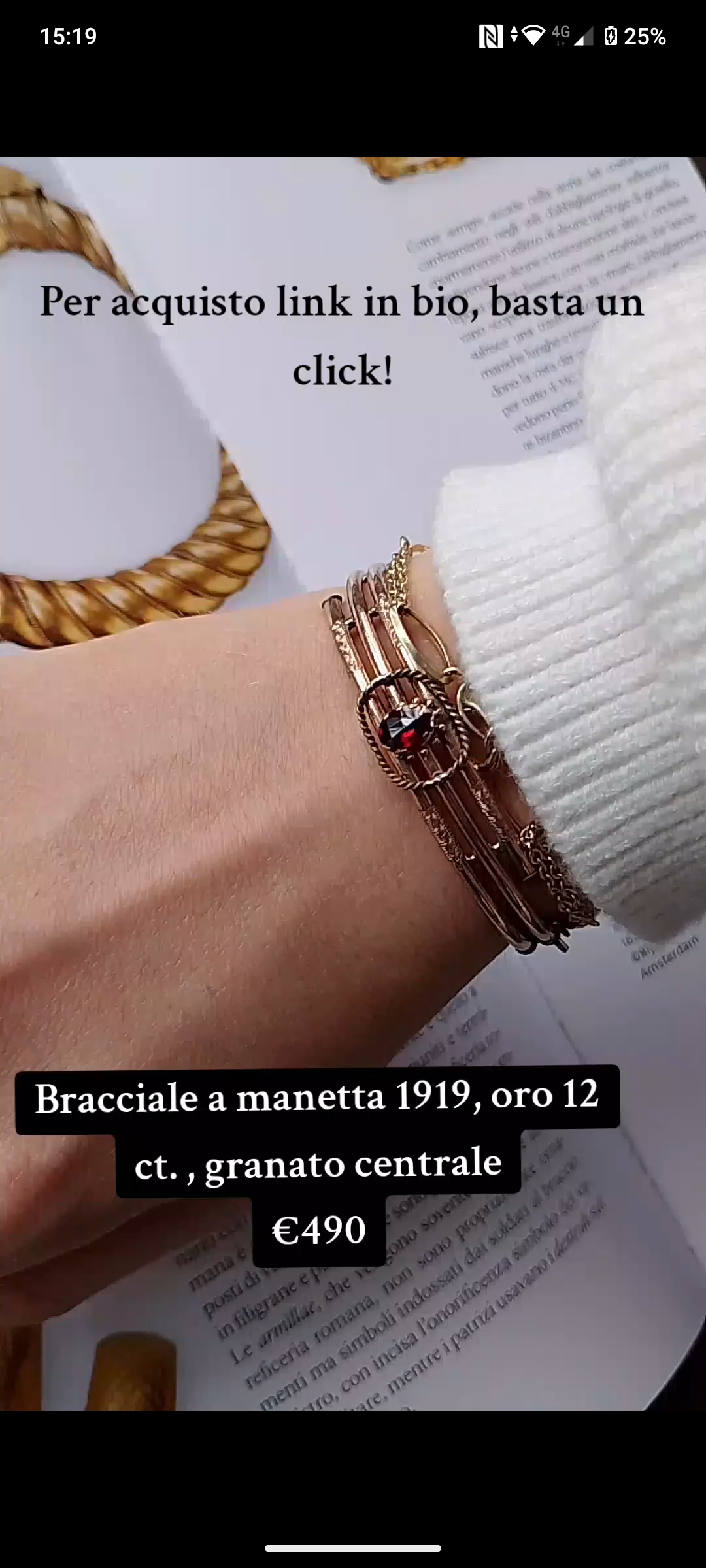BRACCIALE A MANETTA 1919