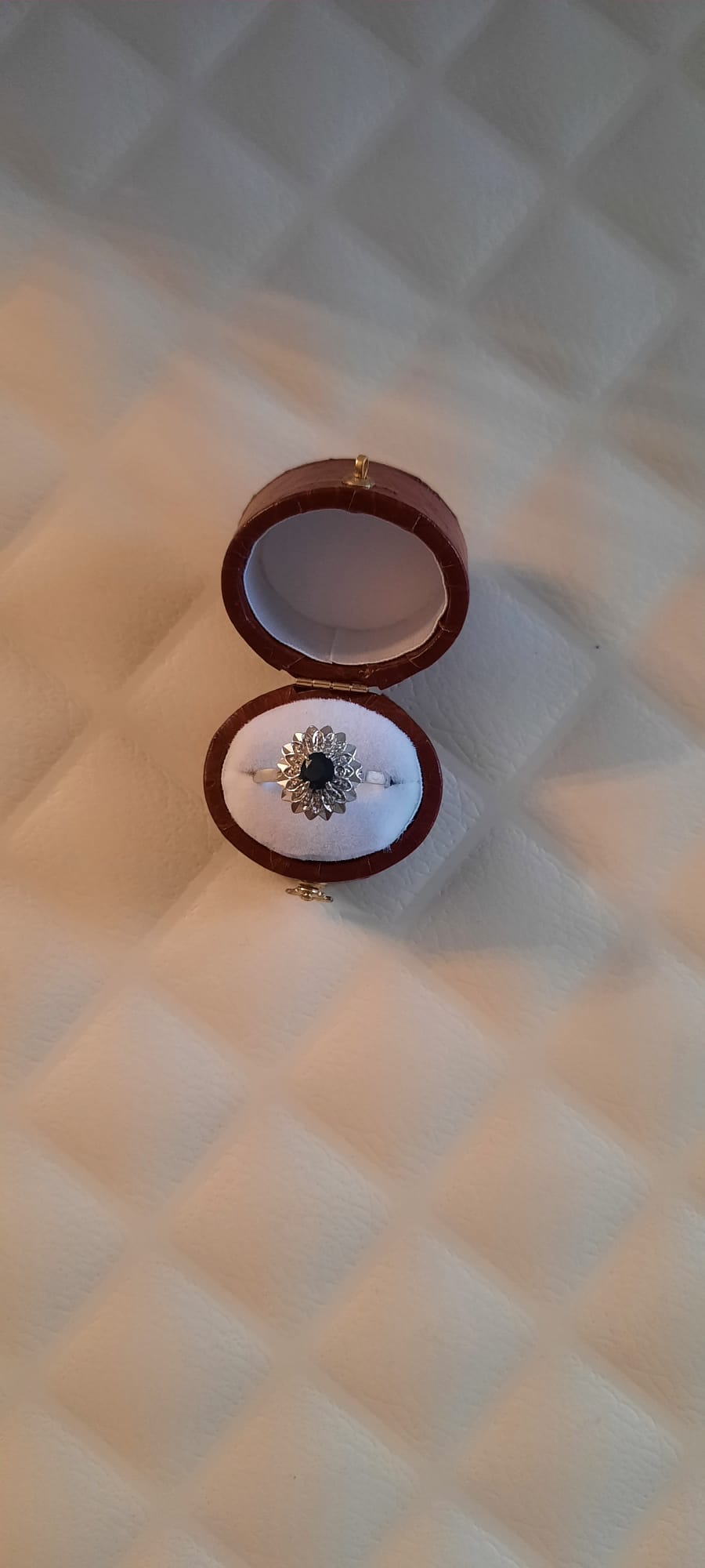 ANELLO ANNI 50' ZAFFIRO VERMEILLE